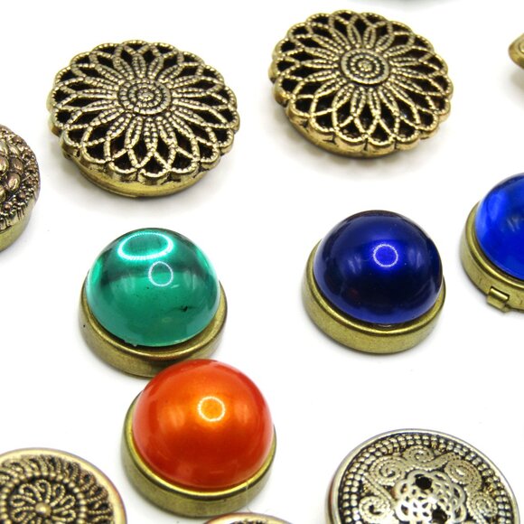 Vintage Button Covers Lot of 22 - Picture 2 of 6